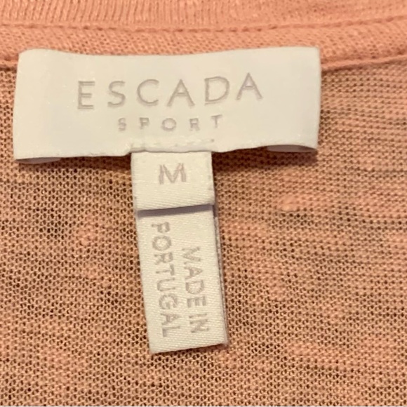 Escada Breezy Pink Oversized Tank - Picture 4 of 4